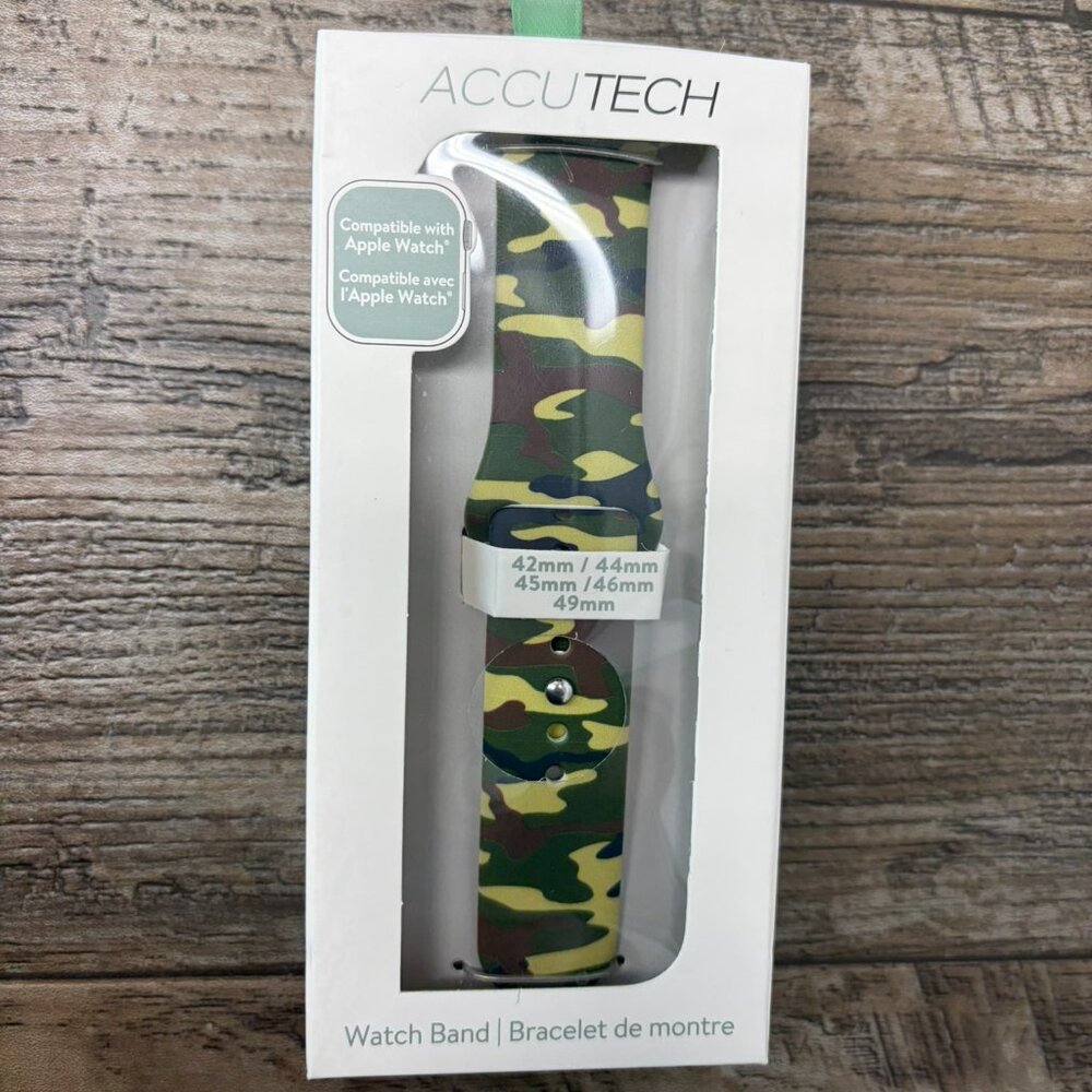 ACCUTECH Camo Camouflage Watch Band Compatible with Apple Watches